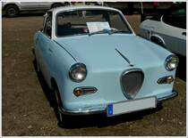 Dieses schne Goggomobil Coup Typ TS 250, BJ 1959, Hubraum 245 ccm, 13,5 PS, habe ich beim Oldtimertreffen am 01.08.2010 in Prm fotografiert.