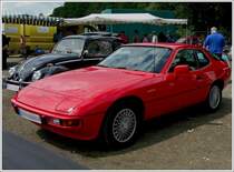 Porsche 924, gesehen bei dem Oldtimertreffen in Prm am 01.08.2010. 