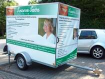 1 achs WERBE Anhnger gesehen in MARL 01/08/2010