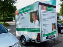 Werbeanhnger einer Zahnrztin in MARL 01/08/2010