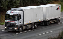 ACTROS MP3 2546 der SPEDITION SPITZER.