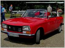 Peugeot 304 Cabrio, aufgenommen beim Oldtimertreffen in Prm. 01.08.2010