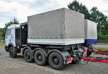 MB 3553 Schwerlasttransporter am Bf Meckenheim - 31.07.2010