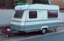 T.E.C. WELTBUMMLER zierlicher Camping Wohnanhnger 03/08/2010