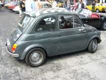 Steyr Puch 650 TR. Die Rennsemmel aus Graz-Thondorf leistete beachtliche 27 PS und stellte die Fahrleistungen des Cinquecento, von dem der Steyr Puch abgeleitet wurde, bei weitem in den Schatten. Oldtimertreffen Kokerei Zollverein.