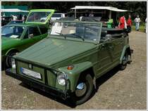 VW Typ 181 Kurierwagen, BJ 1974, fotografiert beim Oldtimertreffen in Prm am 01.08.2010.