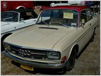 Audi 60 L, 1500 ccm, 55 PS, BJ 1970 war beim Oldtimertreffen in Prm zu sehen am 01.08.2010.