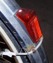 Fahrrad Rcklicht kleines lteres Modell  Aug.2010