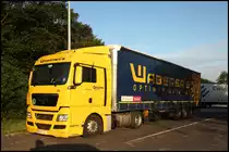 MAN TGX 18.440XLX eines Subunternehmers aus Ungarn ist f�r WABERER`S unterwegs.