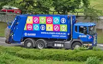 Scania P 310 M�llfahrzeug in K�ln - 03.08.2010