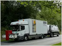 Am 02.08.2010 fuhr mir dieser Mercedes Atego 1529, mit einem Sonderaufbau? auf der Fahrzeugfront, in der n�he von Diekirch vor die Linse.