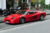 Ferrari Testarossa, gesehen in Kochel am See  (25.07.2010)
