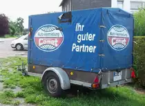 Der einachsige Pritschen Mietanh�nger COMET Ihr guter Partner gesehen am 11/08/2010 