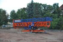 Noch ein Bild von Kran der Firma Arcomet, in der Ahltener Strae/Lehrte am 16.08.10