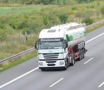 IVECO Sattelzug auf der A2, bei Lehrte, am 16.08.2010