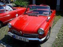 NSU Wankel Spider,
Wankelmotor mit 500ccm und 50PS, Bj.1967,
Oldtimertreffen Gundelfingen/Brsg.,Juni 2010