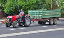 Massey Ferguson mit Doppelachshnger in Euskirchen - 09.08.2010