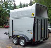 Pferdetransportanhnger Typ CARRUS von HUMBAUR silber metalic 15/08/2010