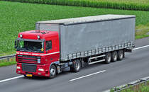 DAF TE47XS aus den NL auf der A61 bei Rheinbach - 13.08.2010