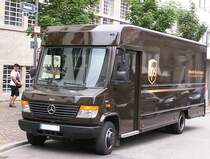 Mercedes-Benz Geldliefer  UPS . Aufnahmedatum: Juli 2010.