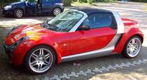 Smart Roadster mit breite BRABUS Schlappen 14/08/2010 in Herten