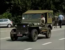 Diesen Oldtimer Jeep wurde von mir am 14.08.10 in Spontin auf den Chip verewigt.