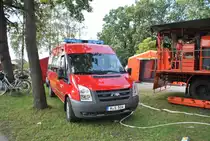 Neuer Mannschafttranswagen der Ortfeuerwehr Blim bei Sehende, am 21.08.2010.