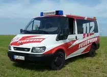 Ford Transit der FF Petersberg-Margretenhaun eingesetzt anl. Ortsjubiläum  850 Jahre Böckels  in 36100 Petersberg-Böckels, August 2010