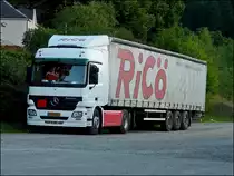 LKW Mercedes Actros aufgenommen am 13.08.10.