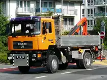 Ein MAN 19.364 der Stadt Zug unterwegs in der Stadt Zug am 20.08.2010
