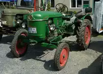 Deutz D 15 ausgestellt anl. Ortsjubil�um  850 Jahre B�ckels  in 36100 Petersberg-B�ckels, August 2010