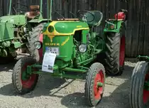 Deutz D 18 ausgestellt anl. Ortsjubil�um  850 Jahre B�ckels  in 36100 Petersberg-B�ckels, August 2010