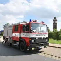 Ein DAF 1300 der  Werkfeuerwehr Miele  im Lehrte am 21.08.2010.
