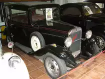 Fiat 508  Balilla  tre marce. 1932 - 1934. Den 508´er dieser Bauzeit gab es nur als zweit�rige Limousine oder als Spider. Hier wurde eine Limousine des Baujahres 1932 abgelichtet, die leider nicht mit Originalen Felgen best�ckt ist. Der 985 cm� leistete 20 PS und beschleunigte den Wagen auf maximal 85 km/h. Villacher Fahrzeugmuseum.
