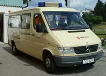 MB Sprinter des Malteser Hilfsdienstes Steinau eingesetzt anl. Ortsjubil�um  850 Jahre B�ckels  in 36100 Petersberg-B�ckels, August 2010 

