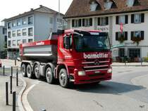 Mercedes 4448 Kipper unterwegs in Cham am 20.08.2010