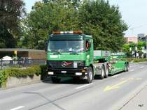 Mercedes Actros Sattelschlepper unterwegs in Zug am 20.08.2010