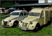 Zwei etwas betagtere Citron fotografiert beim Citrontreffen in Toutschemillen / Wiltz 28.08.2010.