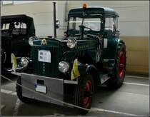 Hanomag R 455 ATK BJ 1958, 55 PS, wurde frher als Natoschlepper eingesetzt. Aufgenomen am 01.08.2010.