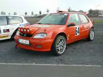 Citroen Saxo VTS 1.6 steht auf dem Ausstellungsgel�nde des 2. Fuldaer Autotages