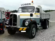 Ein Saurer 4DM Kipper am Saurer Oldtimer Treff in Niederbipp am 28.08.2010