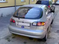 Daewoo Lanos mit Facelift R�cklichten. August 2010.