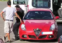 Alfa-Romeo Giulietta (147 Nachfolgemodell). Gesehean auf dem Hungaroring-Parkplatz am 04.09.2010.