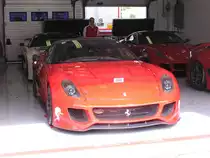 Ferrari 599xx im Paddoc. Foto: 03.09.2010 Ferrari Racing Days 2010, Hungaroring. 