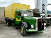 Ein Saurer Transporter am Saurer Oldtimer Treff in Niederbipp am 28.08.2010