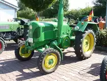 Lanz der Baureihe 20 ausgestellt bei der 2. Traktorenausstellung  Ahle Bulldogge us Angeschbach oh Lannehuse  am 05.09.2010 in Angersbach 