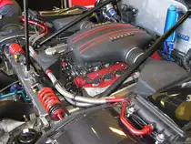 Ferrari Motorblock.  Ferrari Racing Days 2010  September.