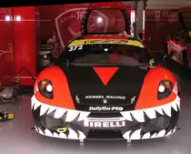 Ferrari F-430 mit gef�hrliche Z�hne :) Hungaroring, am 03.09.2010.