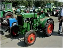 Dieser kleine Deutz war in Pr�m beim Oldtimertreffen am 01.08.2010 ausgestellt.
