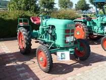 Fahr D 90 ausgestellt bei der 2. Traktorenausstellung  Ahle Bulldogge us Angeschbach oh Lannehuse  am 05.09.2010 in Angersbach 